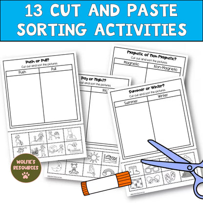 Science Worksheets For Kindergarten And Homeschool