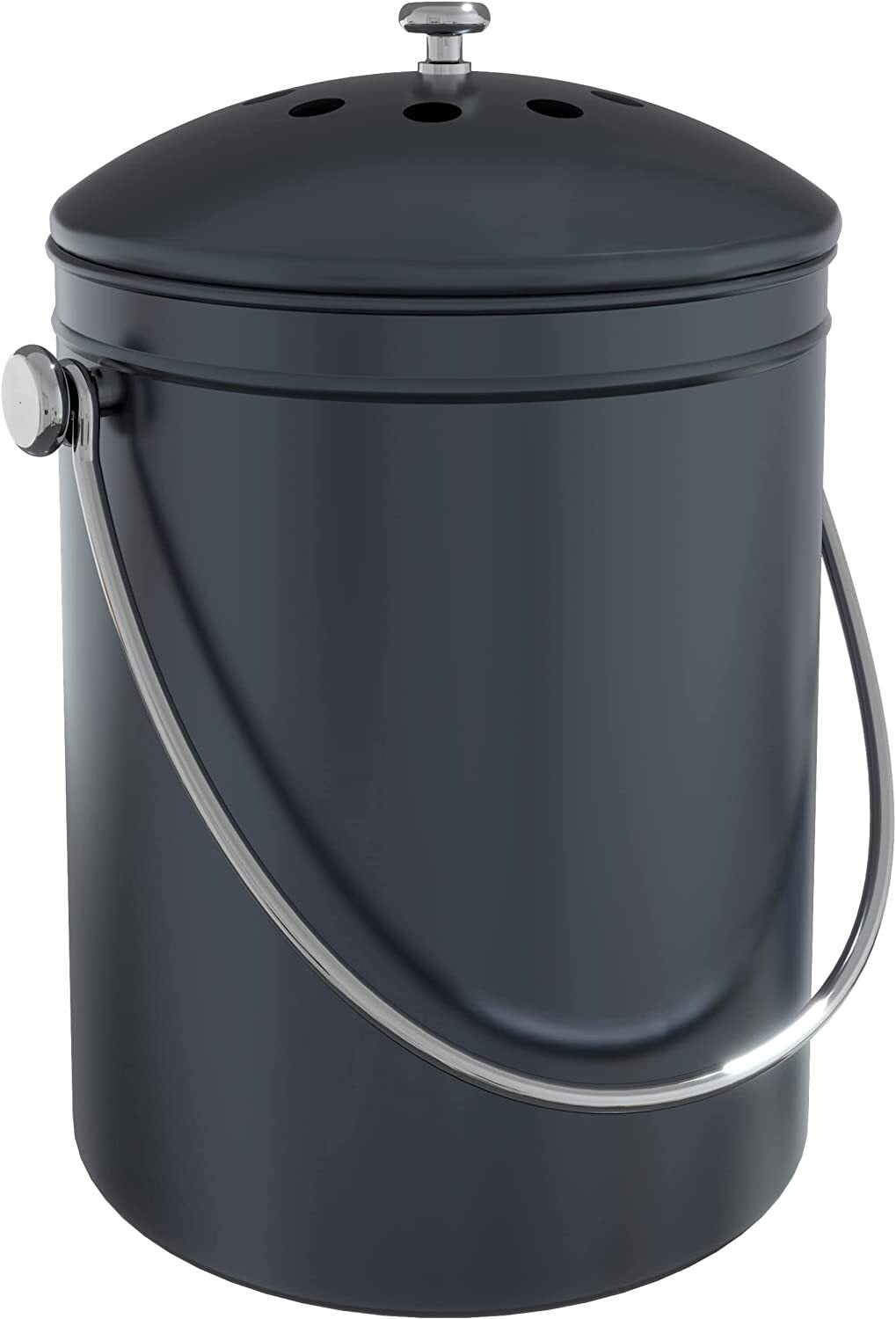 Compost Bin with Lid and 1.3 Gallon Compose Spare Charcoal Filter Utopia Kitchen