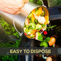 Compost Bin with Lid and 1.3 Gallon Compose Spare Charcoal Filter Utopia Kitchen