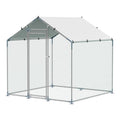 Metal Chicken Coop 6.56x6.56x6.56