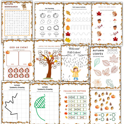fall unit study, Mushroom unit study, Corn unit study, Fox unit study, Oak  tree cycle, Fall activities, Fall nature study, Montessori fall