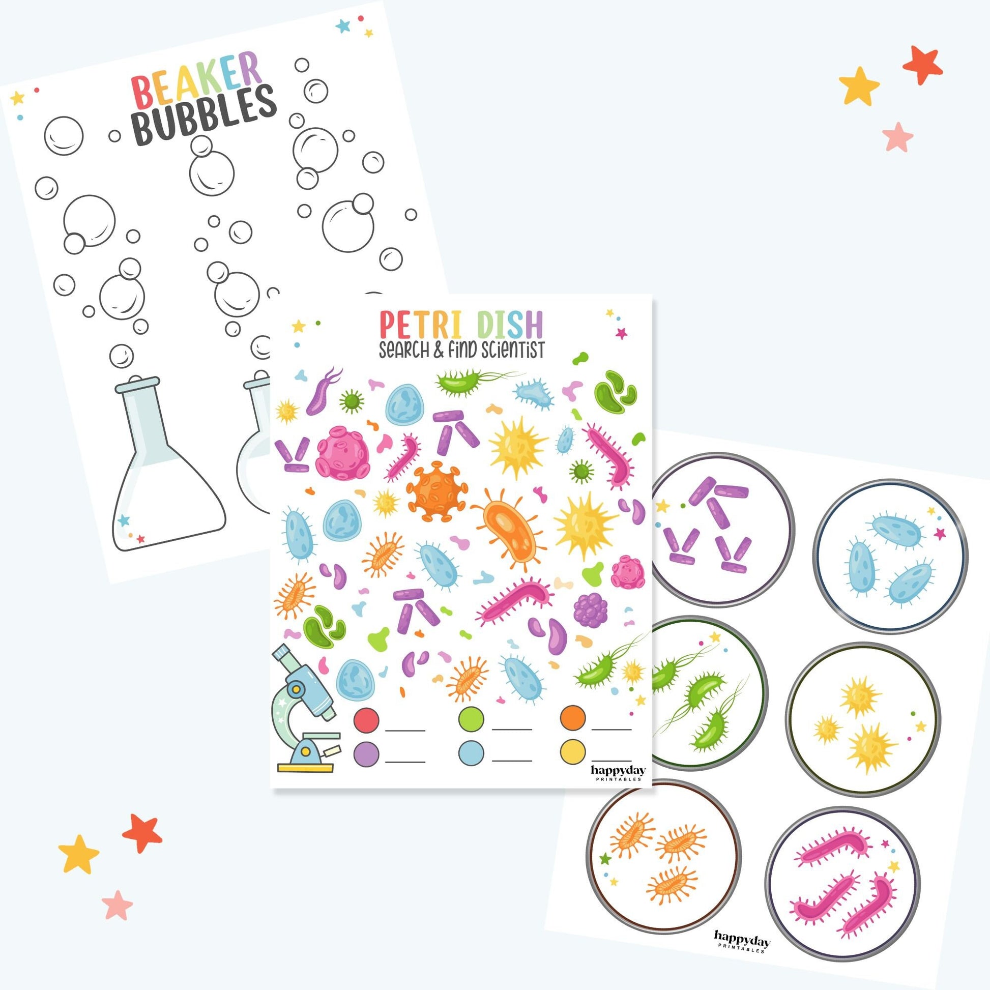 Science Lab Printable Pack • Mad Scientist Party • Science Activities for Kids • Printable Science Activity Pack • STEM learning pack