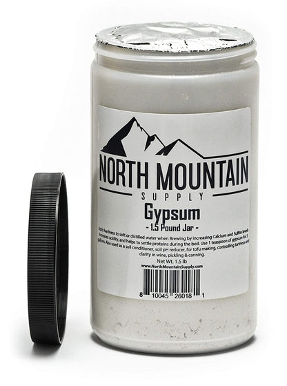 - GY-1.5lb Food Grade Calcium Sulfate (Gypsum) (1.5 Pounds)