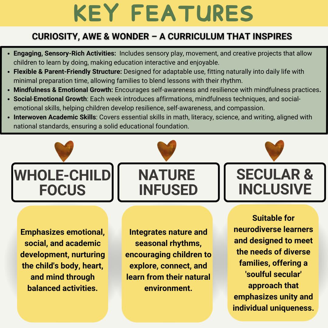 November Preschool Curriculum for Homeschoolers: Secular, Whole-child focus, Hands-on