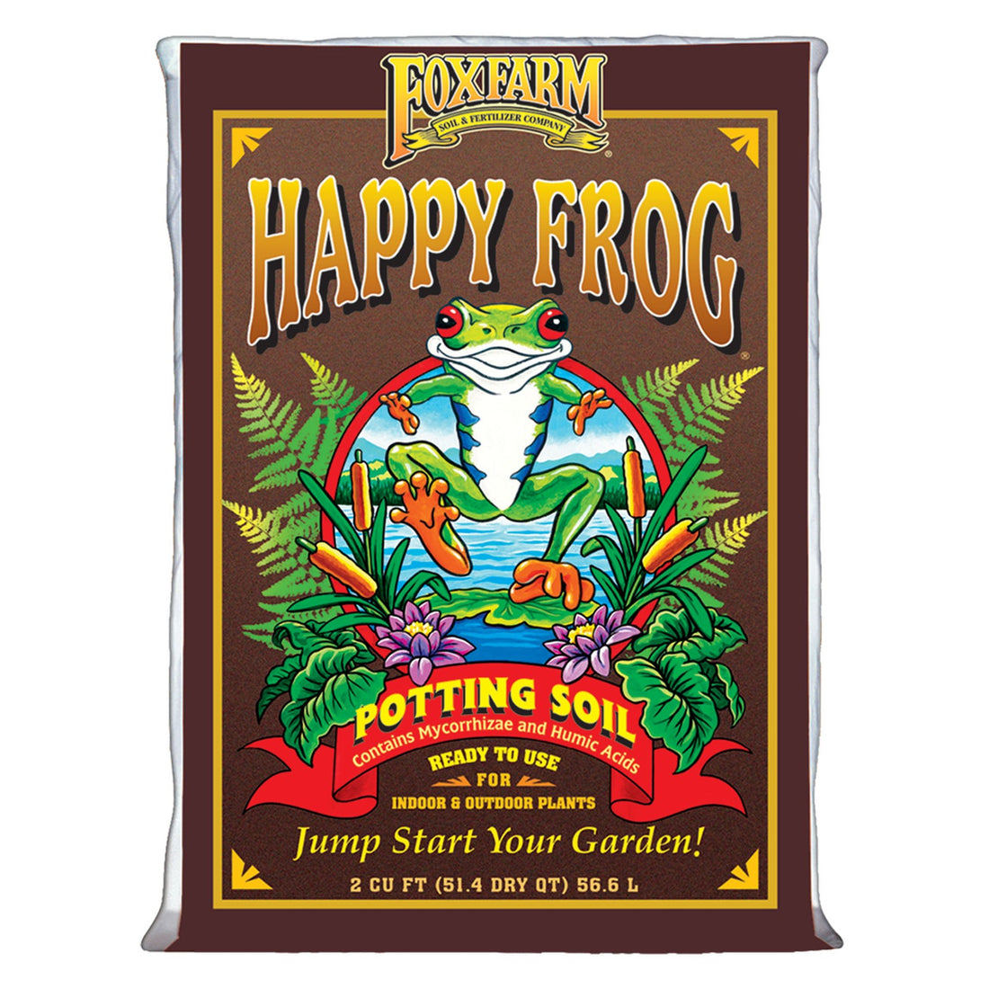 FoxFarm Happy Frog Potting Soil, 2cu ft
