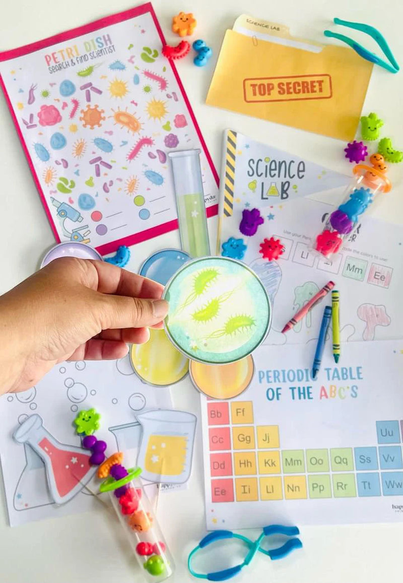 Science Lab Printable Pack • Mad Scientist Party • Science Activities for Kids • Printable Science Activity Pack • STEM learning pack