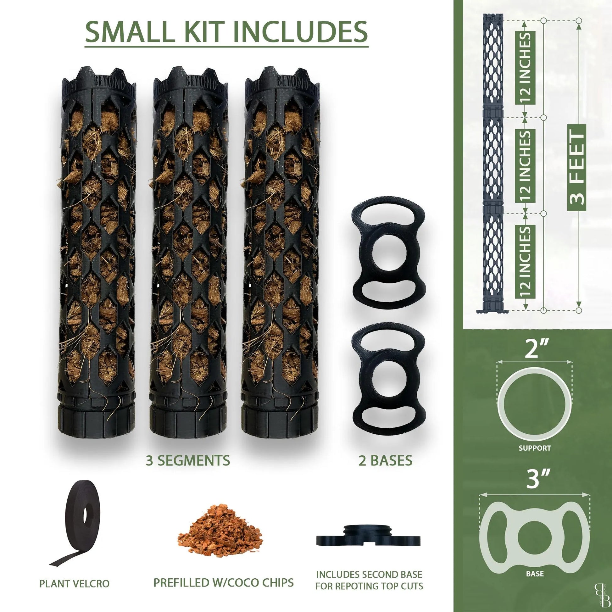 Professional Moss Pole Kit | Extendable Self-Watering Plant Support for Monstera & Climbing Plants | Plant Accessories
