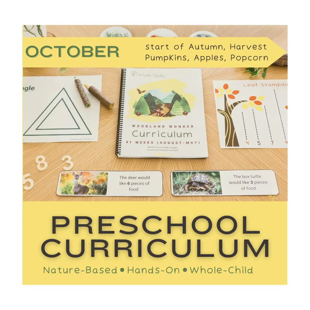 October Preschool Curriculum for Homeschoolers: Secular, Whole-child focus, Hands-on