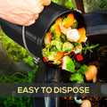 Compost Bin with Lid and 1.3 Gallon Compose Spare Charcoal Filter Utopia Kitchen