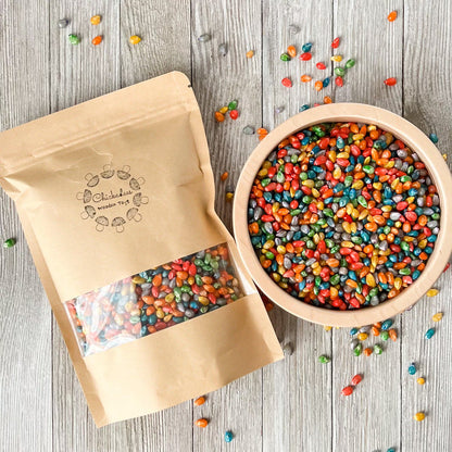 Rainbow Corn Sensory Bin Filler