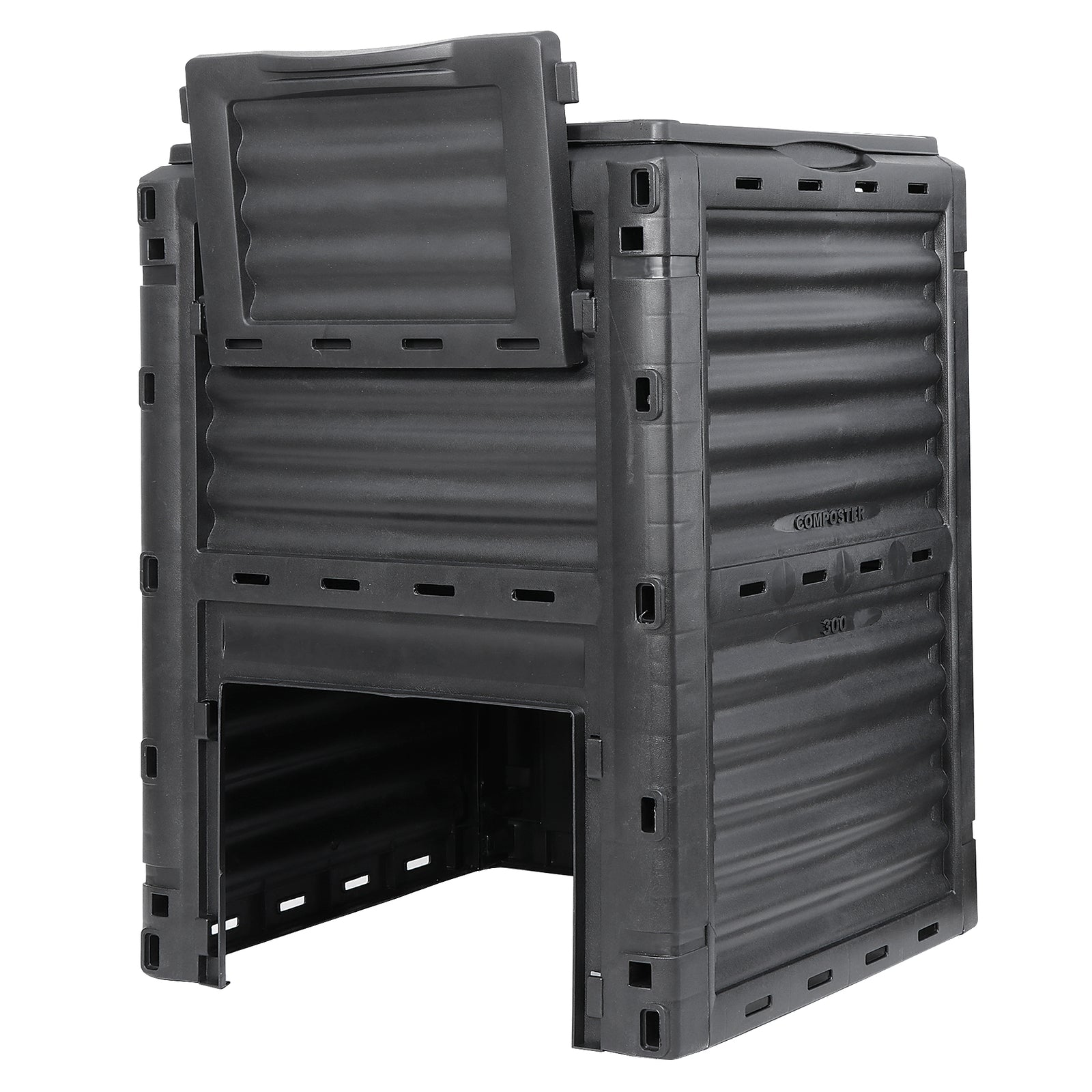 Large Garden Compost Bin 80 Gallon Outdoor Composter Bin from BPA Free Material