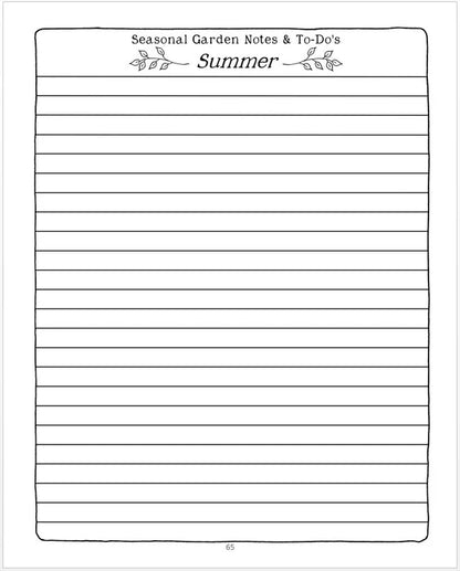 DIGITAL PDF Version - Garden Journal for Kids - 8.5 x 11 and A4 Size Formats
