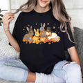 Bunny Fall Comfort Colors Shirt, Bunny Pumpkin Sweatshirt, Bunny Mom Sweatshirt, Rabbit Lovers Shirt, Pumpkin Fall Shirt