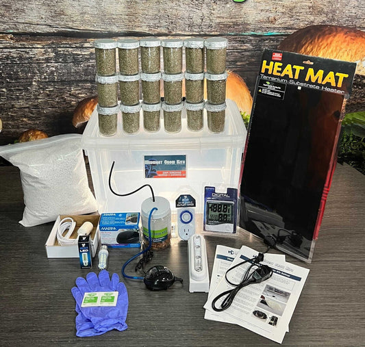 Professional Mushroom Cultivation and Incubator Kit | Fully Automated | 18 Sterilized Jars