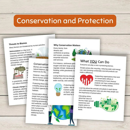 Biomes Unit Study Worksheets, Activities, with Geography and Climate, Plants and Animals Homeschool Science (mega unit!)