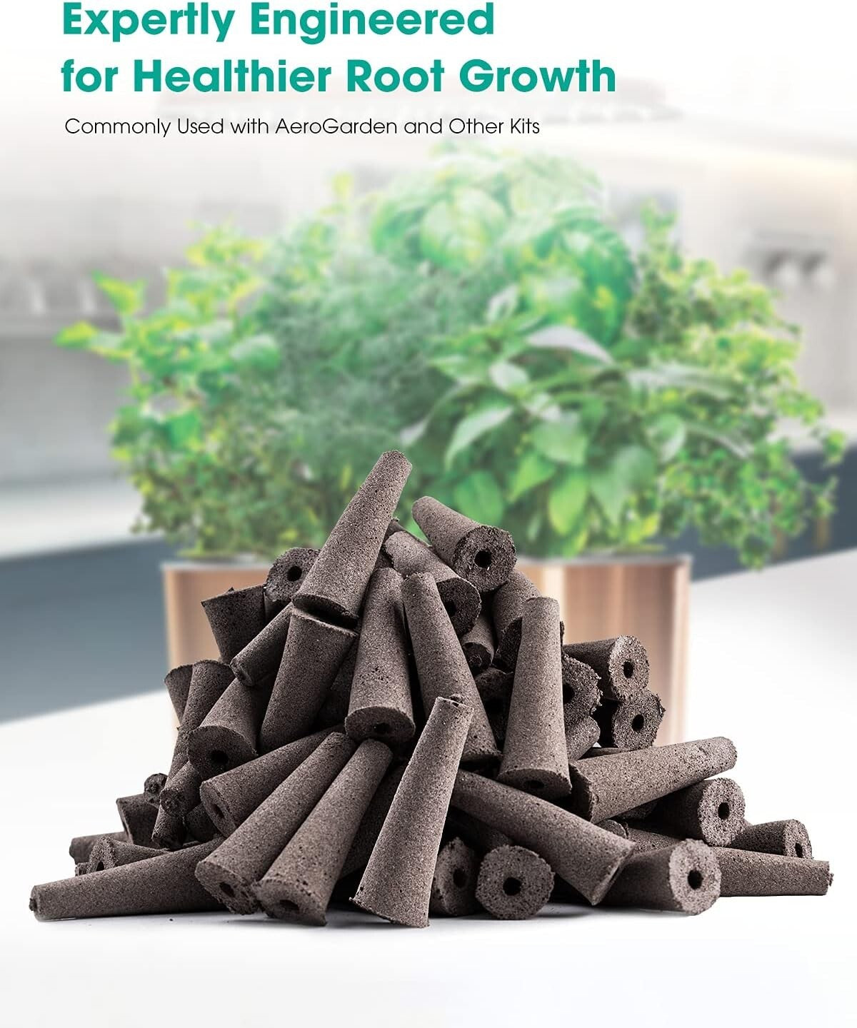 Grow Sponge Hydroponics Replacement Seed Starter Pods Plug Root Growth Kit