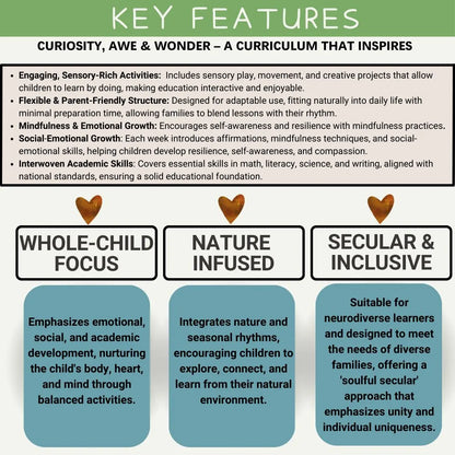 Nature-based First Grade Homeschool Curriculum: Secular, Whole-child focus, Hands-on
