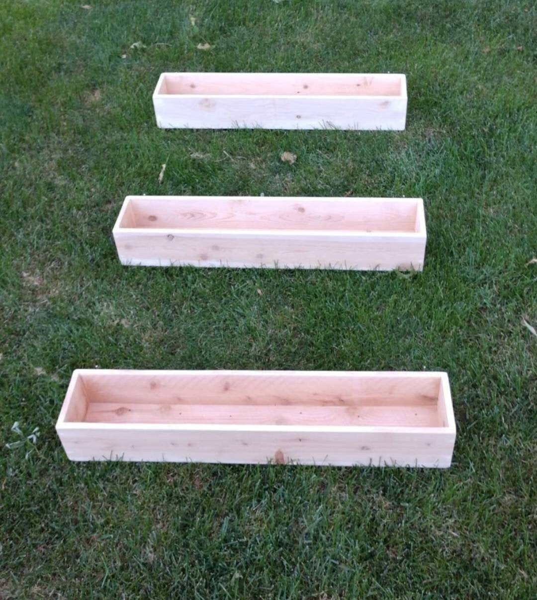 CEDAR Planter Box (Brackets Sold Separately)