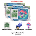 Mushroom Growing Kit - Rye Grain Spawn Bags Substrate + Monotub Grow Like Magic