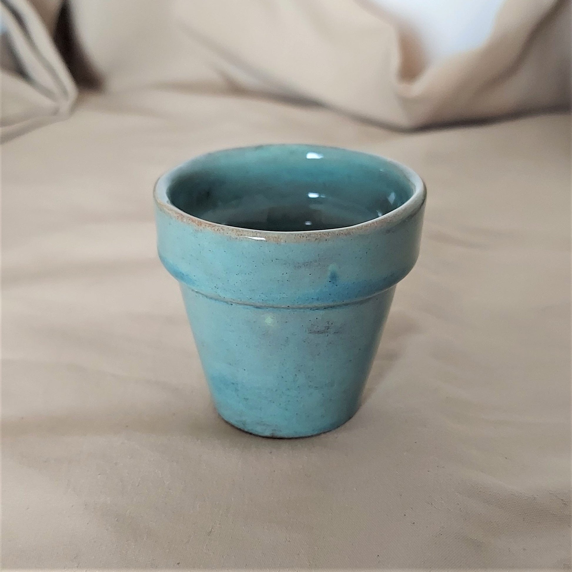 Small Ceramic Pots / 2 inch Flower Pot / Leaf Starter / Seed / Cuttings / Windowsill / Tiny Planters / Plant Lover Gift / Cactus / Air Plant