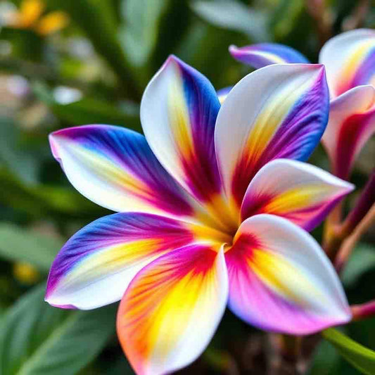 10 plumeria tree seeds Rare color Hawaiian yellow white  Green flower plant lawn