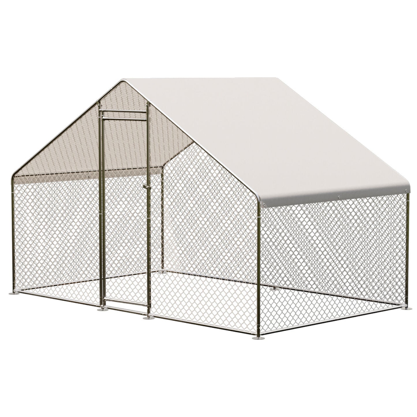 20FTx10FT Walk-in Chicken Coop Poultry Cage Hutches Pet House Chicken Run Cover