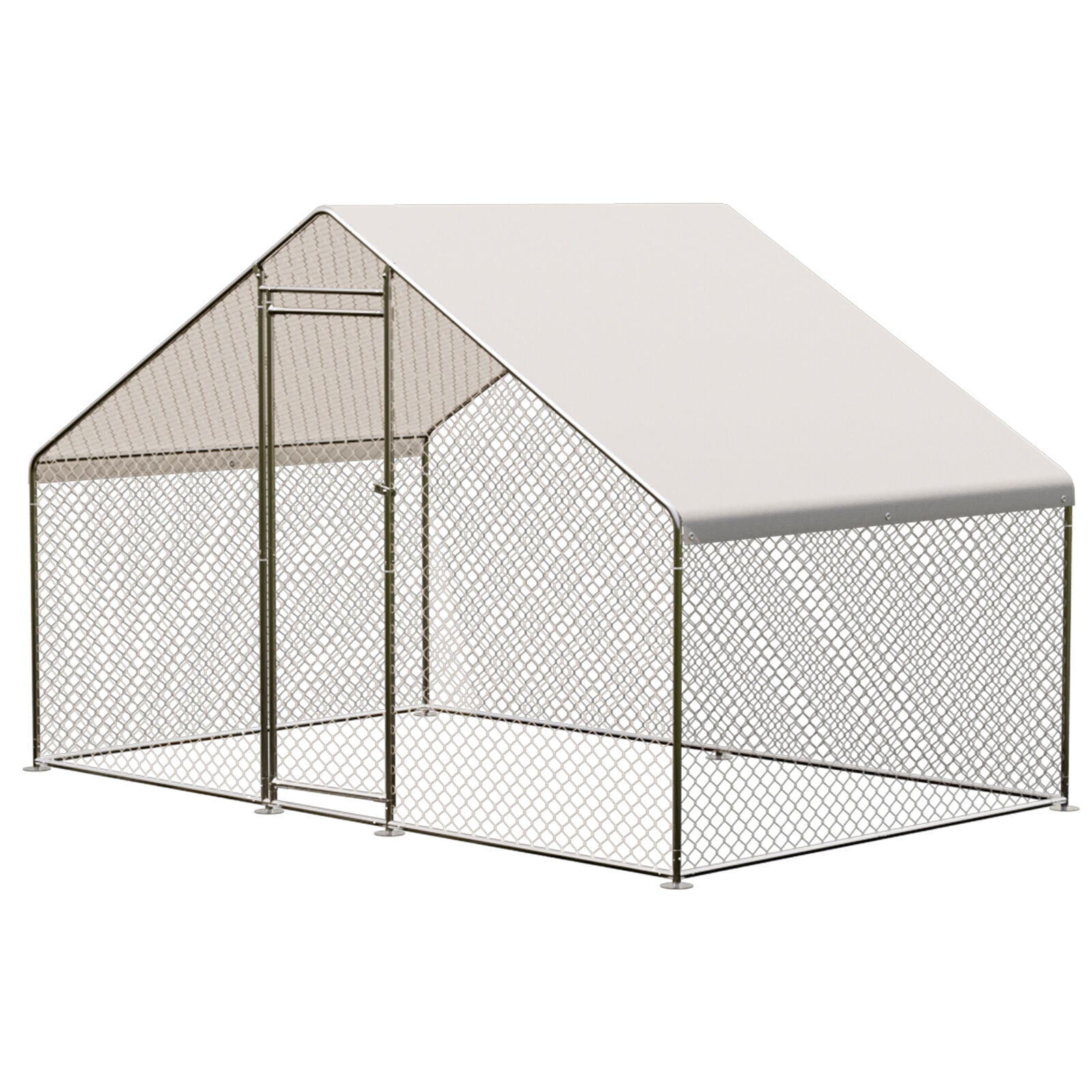20FTx10FT Walk-in Chicken Coop Poultry Cage Hutches Pet House Chicken Run Cover