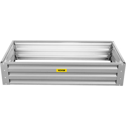 VEVOR Galvanized Raised Garden Bed Planter Box for Plant Flower Vegetable