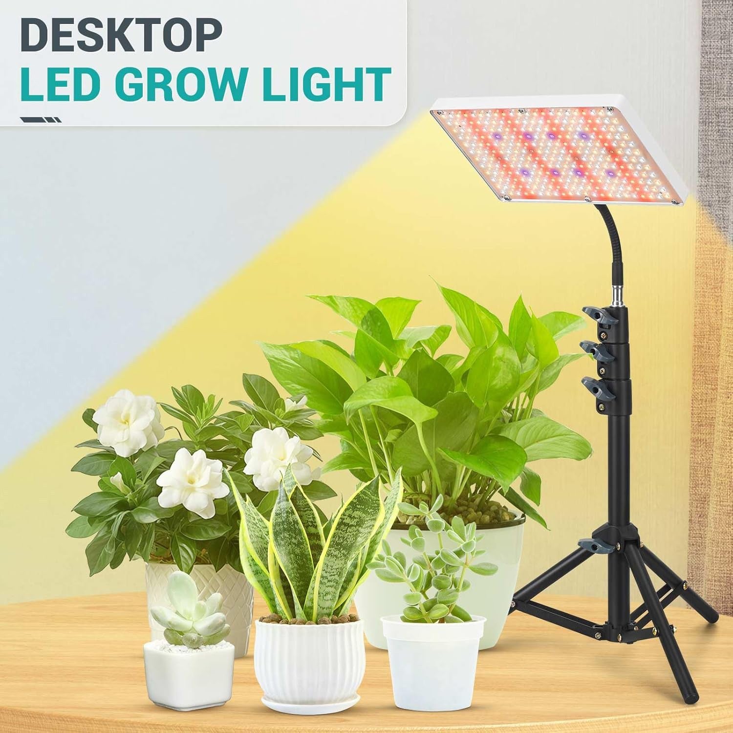 Grow Lights for Indoor Plants Full Spectrum with Stand LED Standing Plant Lights