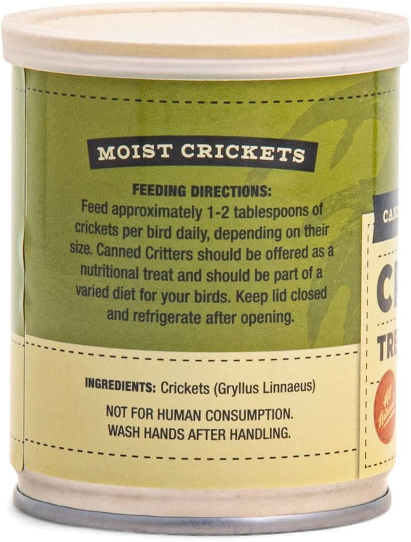 Culinary Coop Canned Crickets Chicken Treat, All Natural and Packed with Protein, 2.75 oz