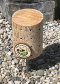 Solitary Bee Hotel – Unique Post Design | Handmade Bee House for Pollinators