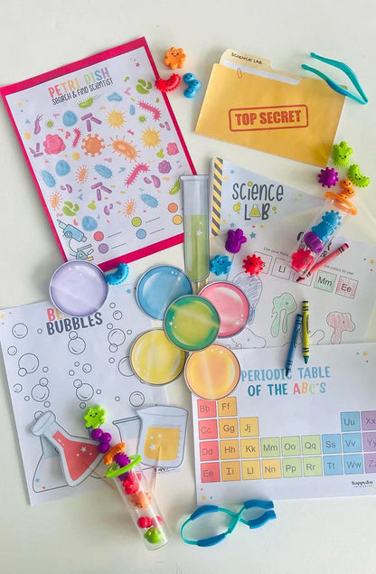 Science Lab Printable Pack • Mad Scientist Party • Science Activities for Kids • Printable Science Activity Pack • STEM learning pack