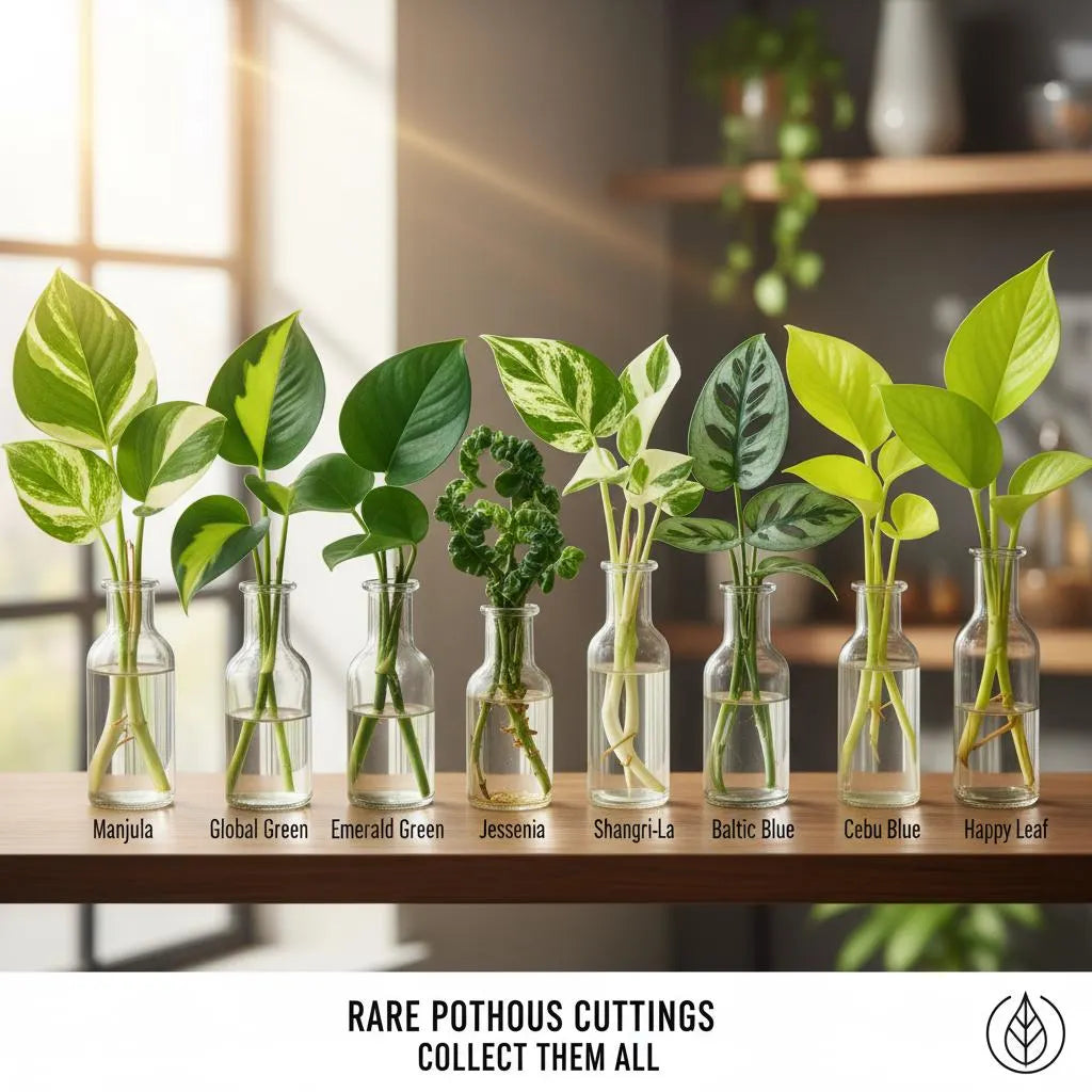 Pothos Cuttings: Popular/Common & Rare/Uncommon Pothos Epipremnum aureum Leaf Node Clipping Cut To Grow/Propagate New Plant ORDER MORE Save