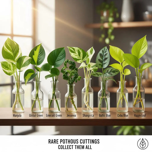 Pothos Cuttings: Popular/Common & Rare/Uncommon Pothos Epipremnum aureum Leaf Node Clipping Cut To Grow/Propagate New Plant ORDER MORE Save