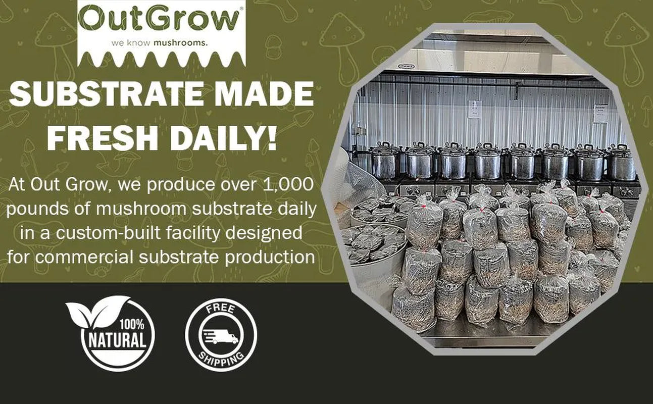 Manure Based Mushroom Substrate - 5lb Bag