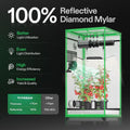 VIVOSUN Indoor Grow Tent 3'x3' Non toxic Mylar Room Reflective 36