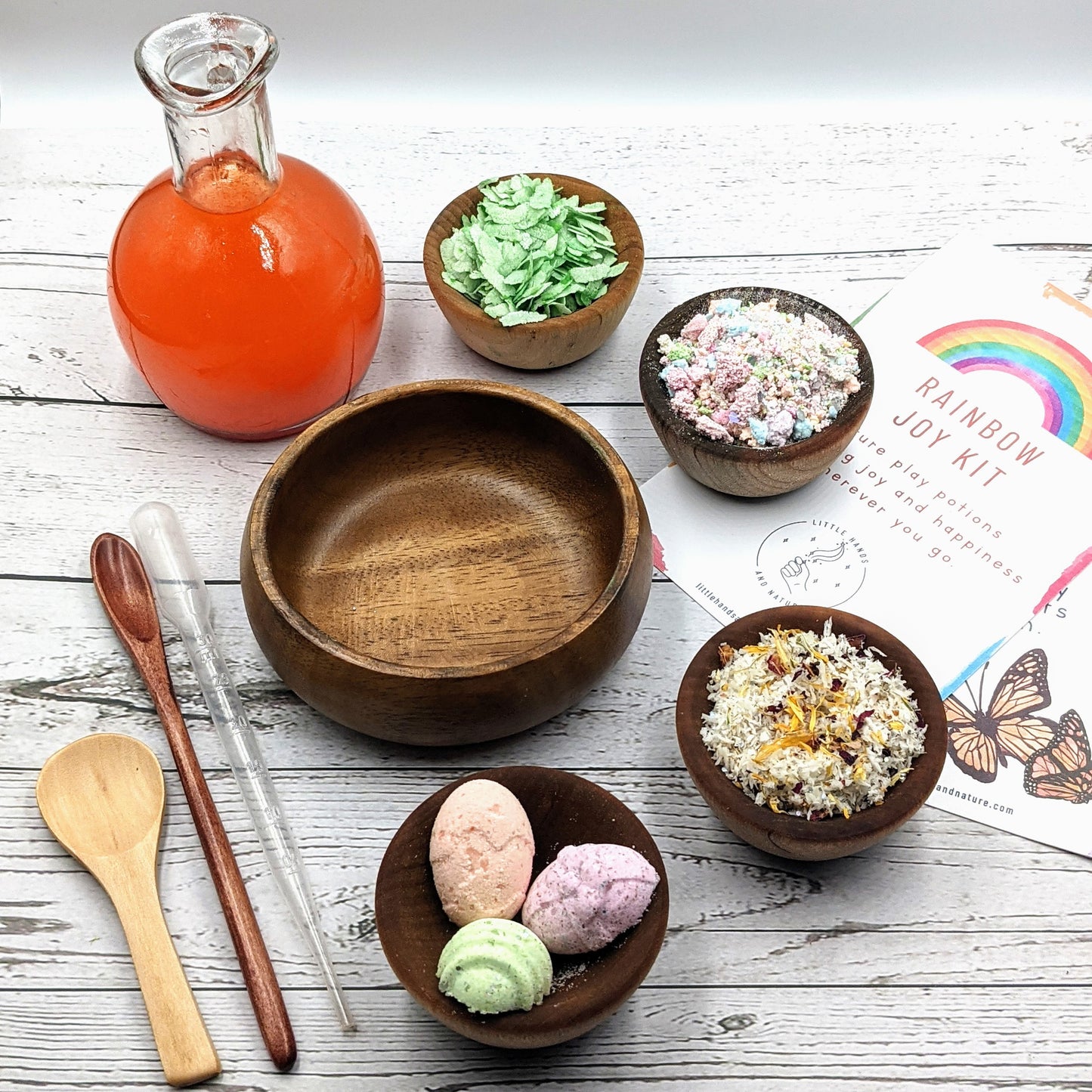 Rainbow Joy Potion Kit for Kids with Affirmations | STEM for Kids | Biodegradable Non Toxic | Gift for Kids | Holidays Gift | Unique Gift