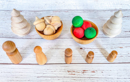 All Sensory Bin Tools, Small Wooden Tools, Sensory tools, Montessori