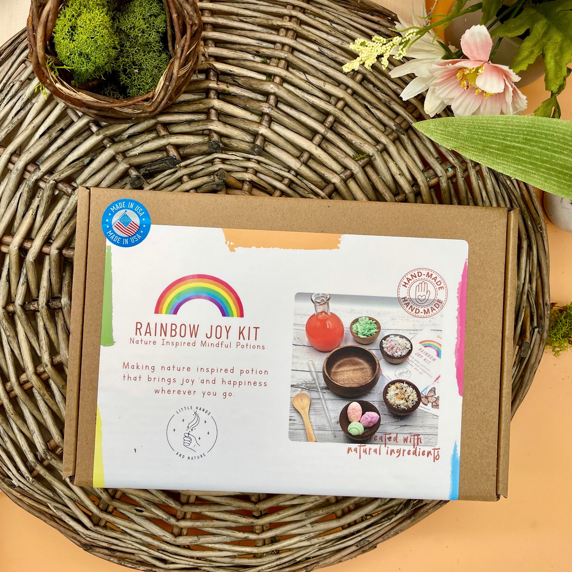 Rainbow Joy Potion Kit for Kids with Affirmations | STEM for Kids | Biodegradable Non Toxic | Gift for Kids | Holidays Gift | Unique Gift