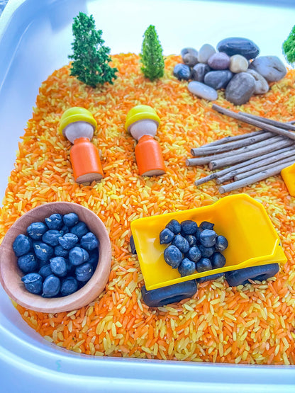 Deluxe Construction Sensory Bin, Construction Sensory, Taste Safe, Montessori