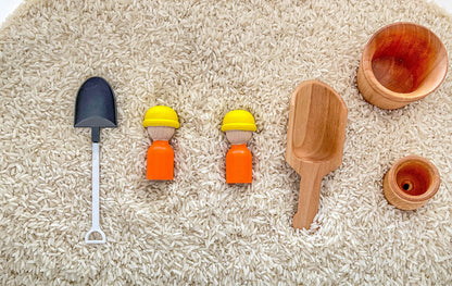 Deluxe Construction Sensory Bin, Construction Sensory, Taste Safe, Montessori