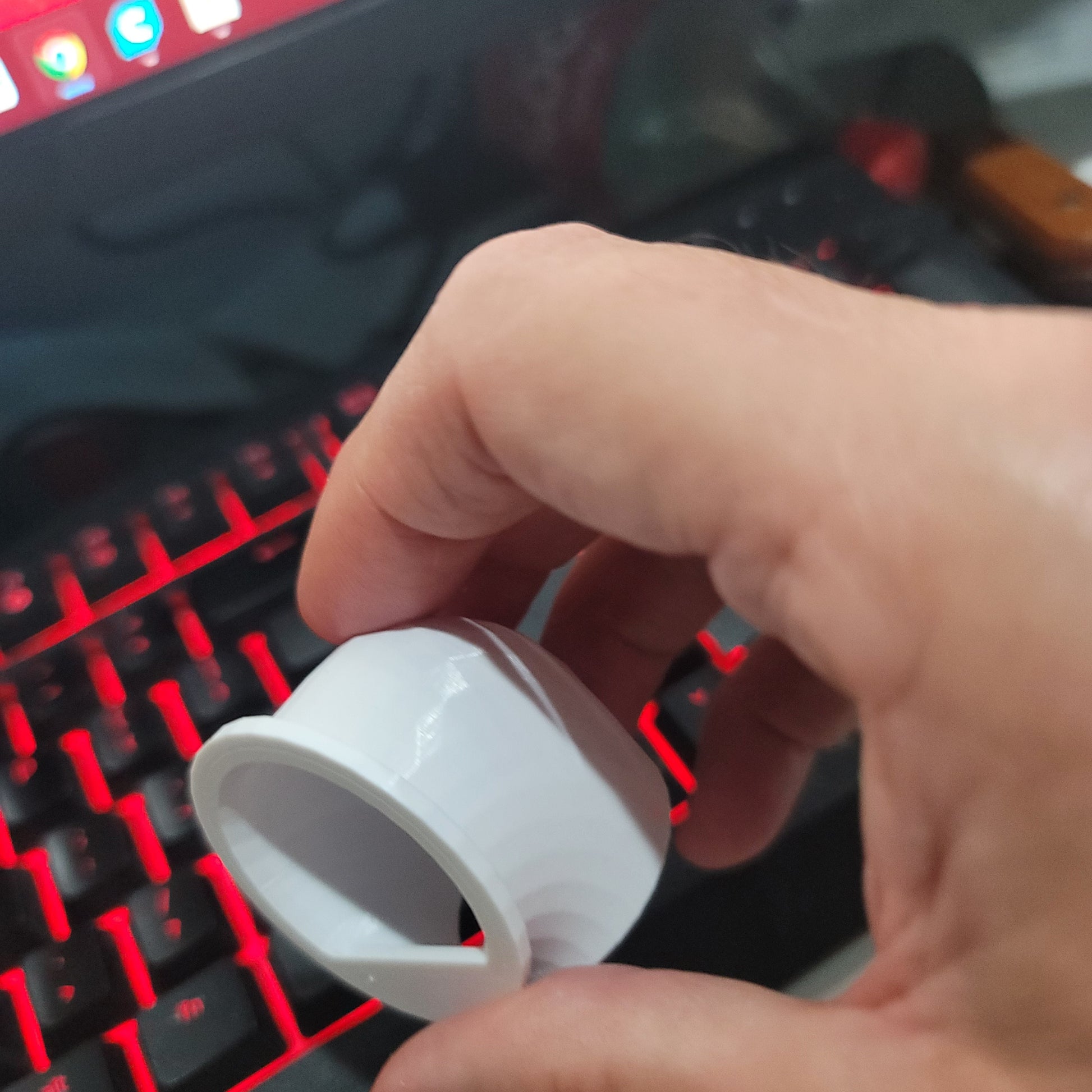 The Original Quail Feed Saver Port | Chicken Feed Saver Port | 3D Printed | Made in USA | No Waste Feed Ports | Saves you Money!