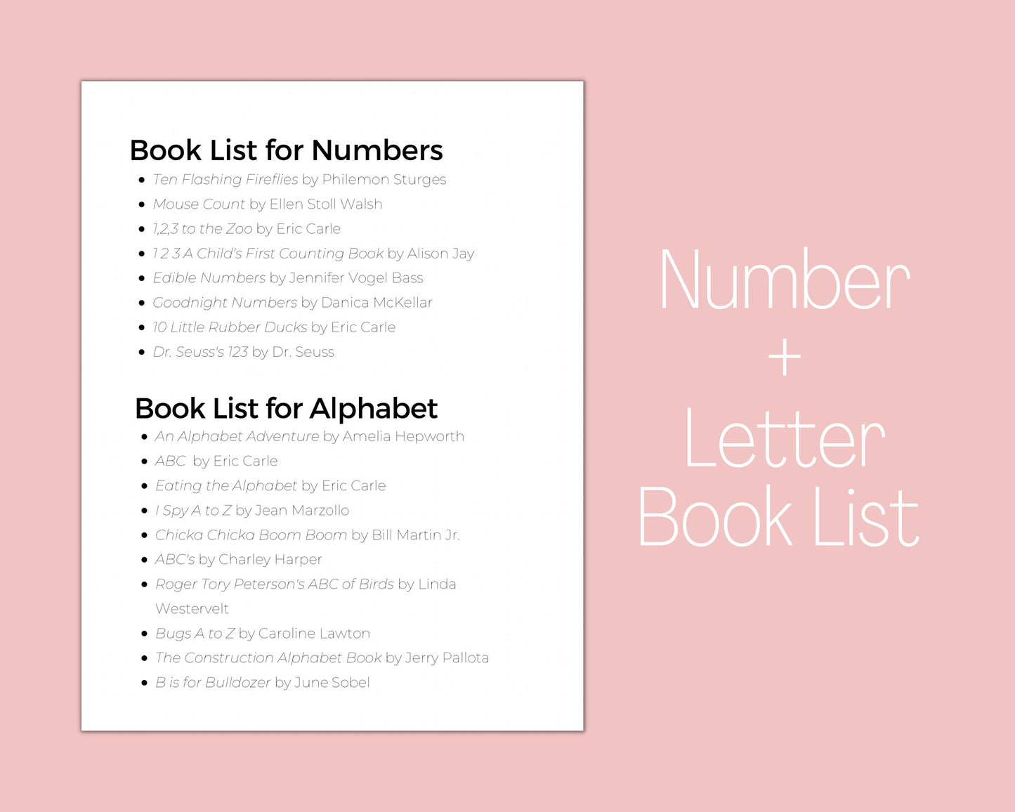 Preschool Curriculum Printable for Homeschool, teach letters, numbers, colors and phone number at home program