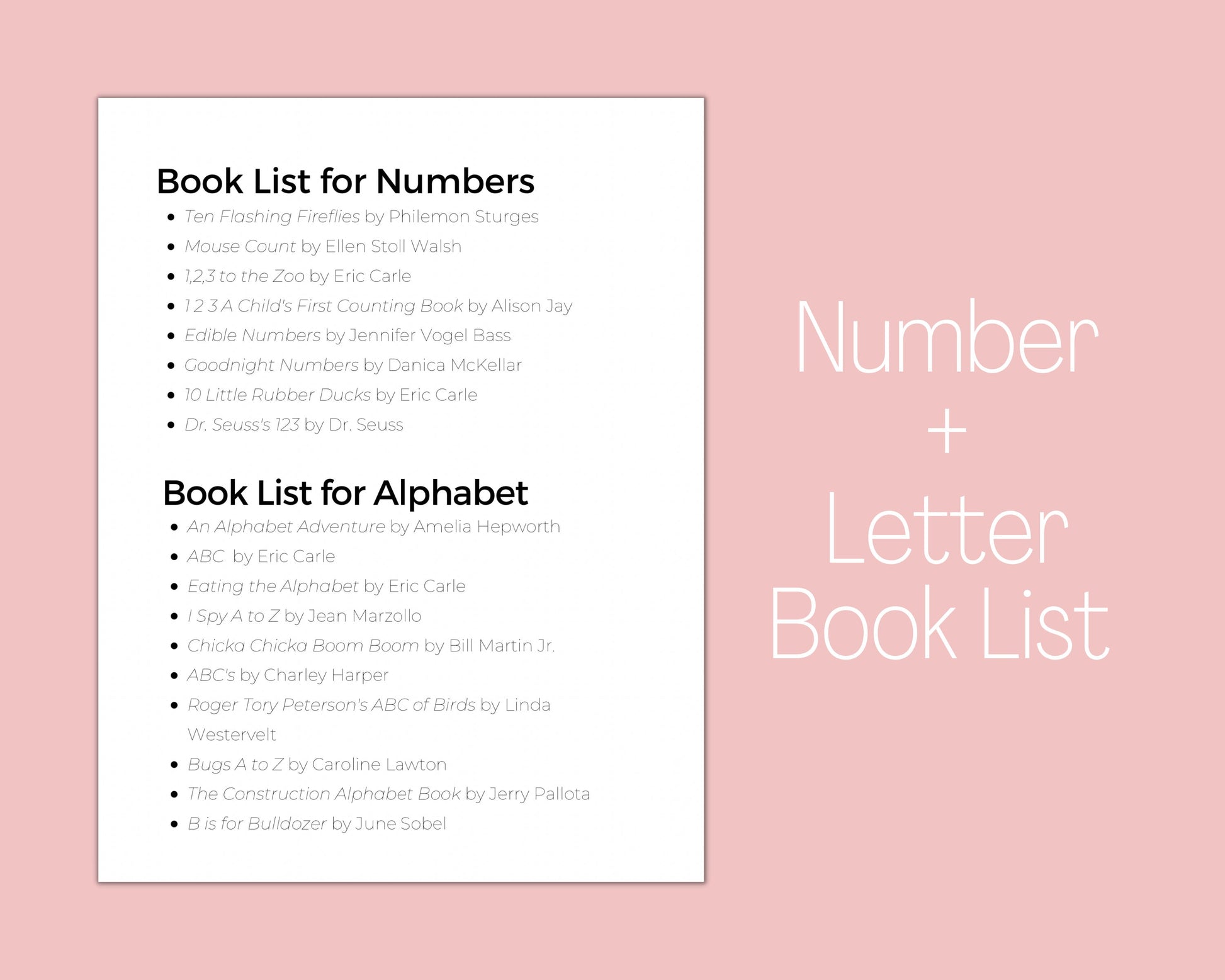Preschool Curriculum Printable for Homeschool, teach letters, numbers, colors and phone number at home program