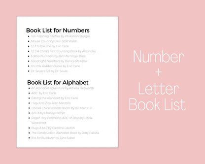 Preschool Curriculum Printable for Homeschool, teach letters, numbers, colors and phone number at home program