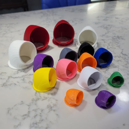 The Original Quail Feed Saver Port | Chicken Feed Saver Port | 3D Printed | Made in USA | No Waste Feed Ports | Saves you Money!