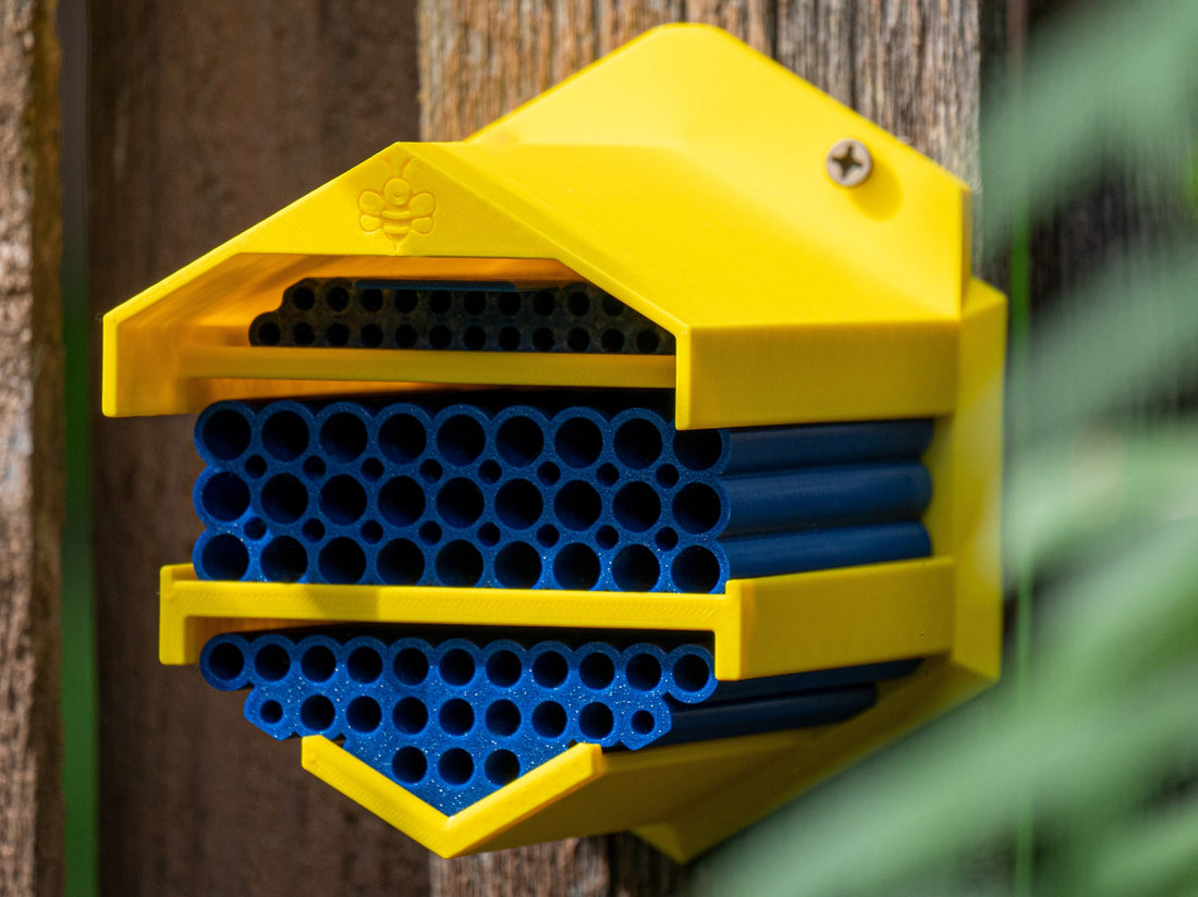 A "Better" Bee Hotel | Removable Nesting Tubes | Easy to Clean Bee Hotel | A “Better” Bee House