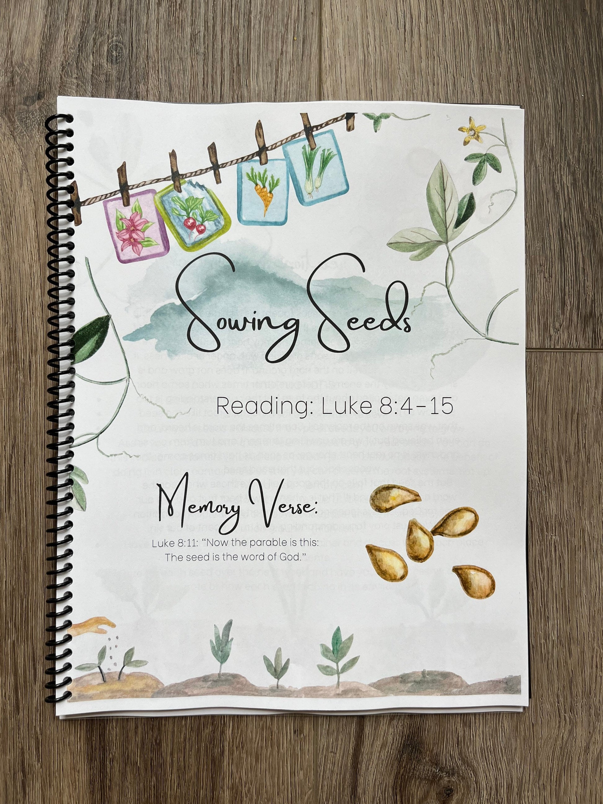 Garden unit study, Gospel for kids, unit study, Garden school, homeschool curriculum, nature study, morning basket, nature school unit study