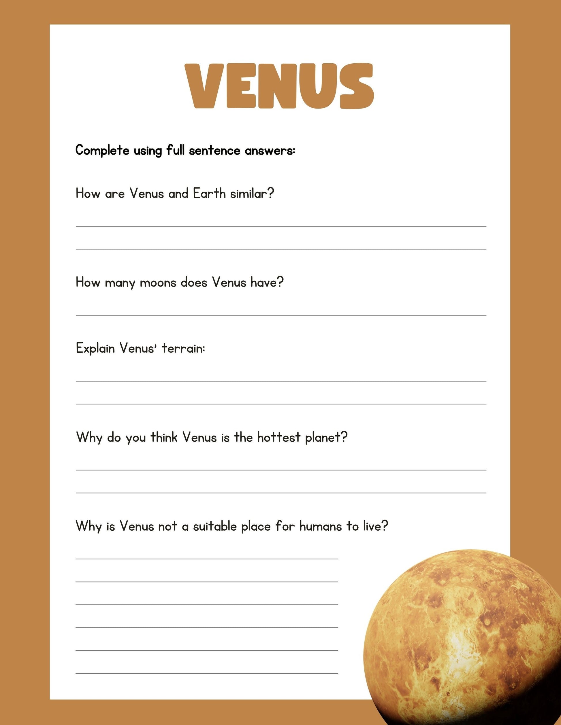 Middle School Science Bundle | Digital Downloads | Printable Sheets | Learning Fun For Middle School
