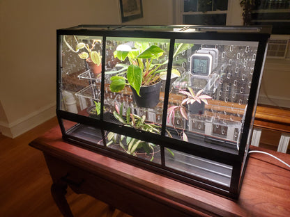 Akerbar Large Pegboard and Shelf Acrylic Kit - Ikea Greenhouse - SKADIS - 25" model